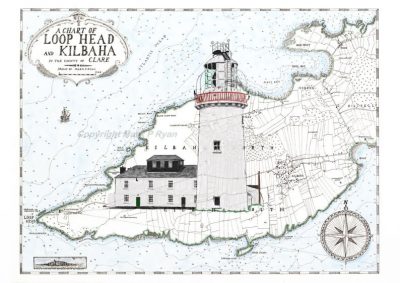 Loop Head Lighthouse Illustrated by Mark P Ryan