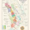 Napa Valley Wine Map Illustrated by Mark P Ryan