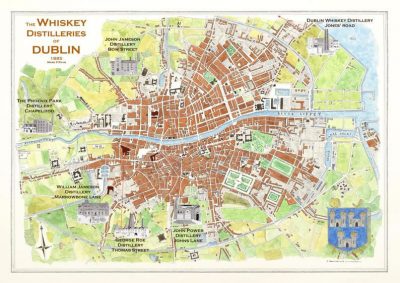 Distilleries of Dublin Illustrated by Mark P Ryan