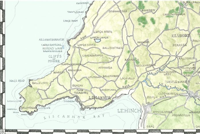 cBurren map close up